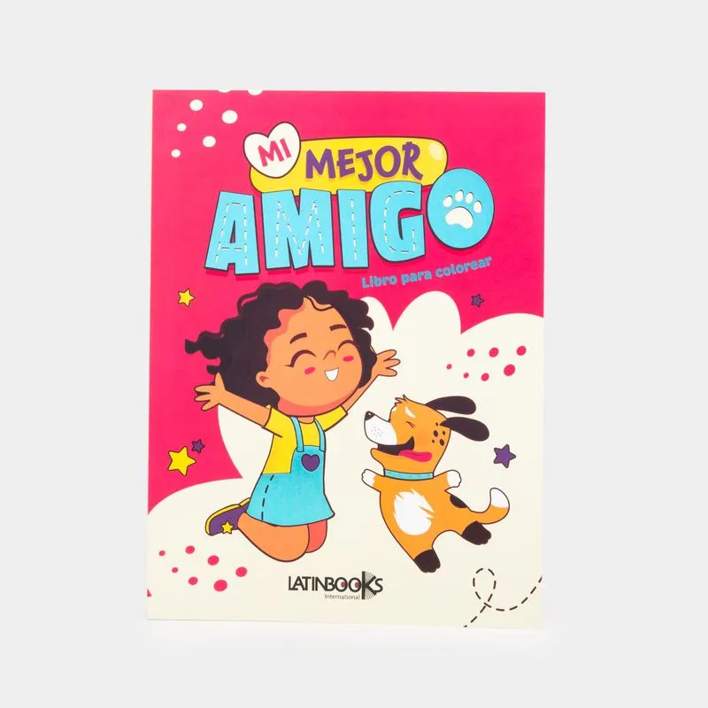 Mi mejor amigo: libro para colorear