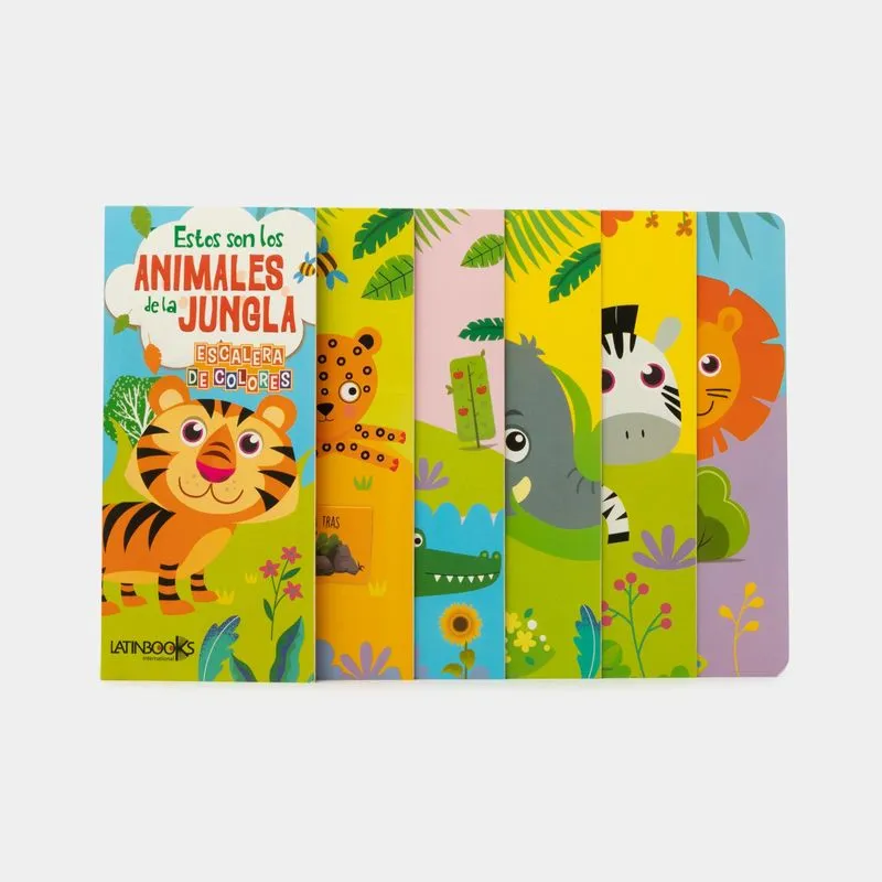 Escalera de colores: estos son los animales de la jungla
