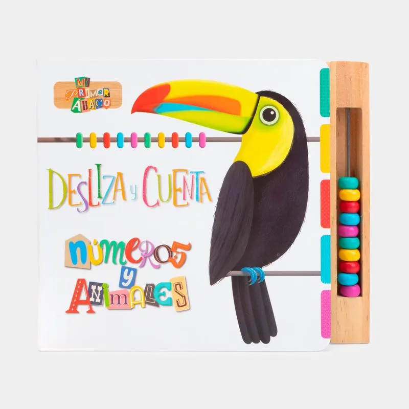 Mi primer ábaco: desliza y cuenta números y animales