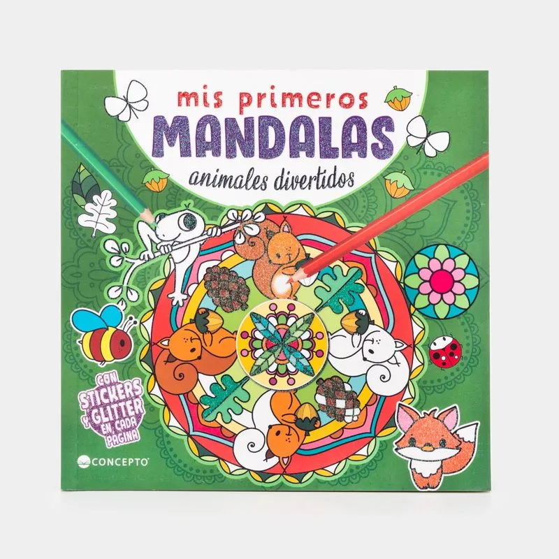 Mis primeros mandalas: animales divertidos