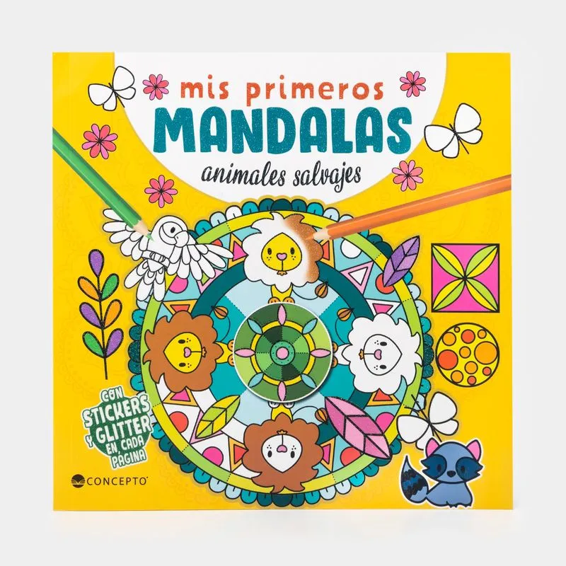 Mis primeros mandalas: animales salvajes