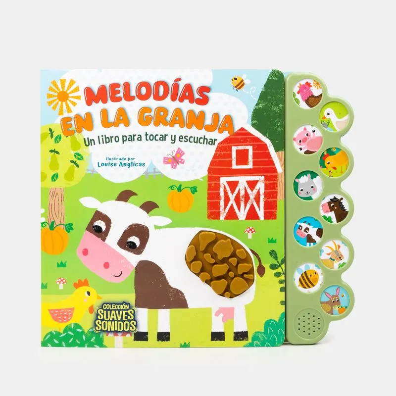 Melodías en la granja: un libro para tocar y escuchar