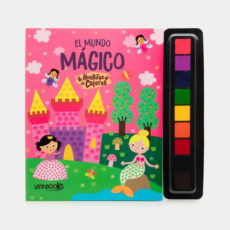 El mundo mágico: huellitas de colores