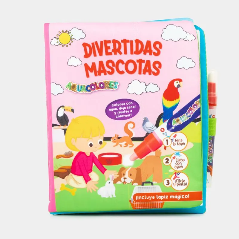 Libro de tela: divertidas mascotas
