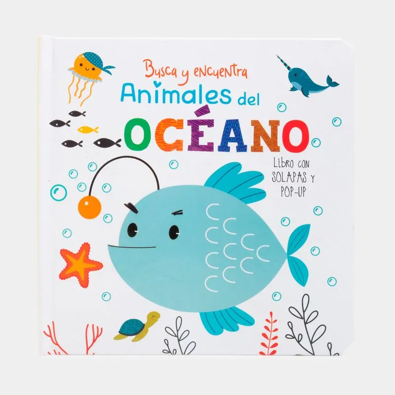 Busca y encuentra: animales del océano