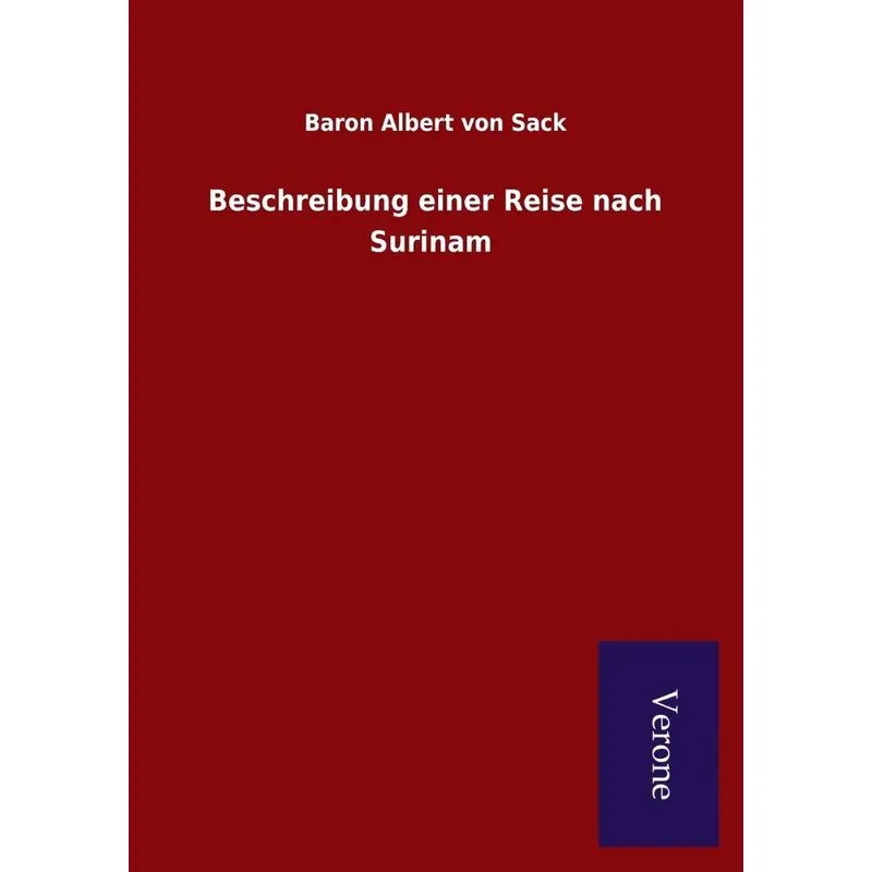 Beschreibung einer Reise nach Surinam