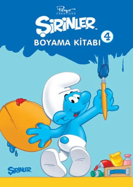 Şirinler - Boyama Kitabı 4 | Paradigma Kültür (İnce Kapak)