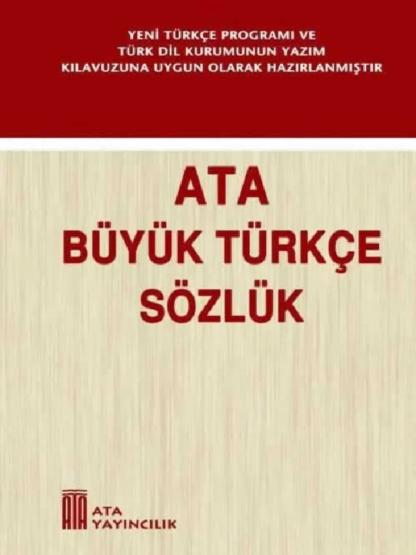 Büyük Türkçe Sözlük (Sert Kapak) | Ata Yayıncılık