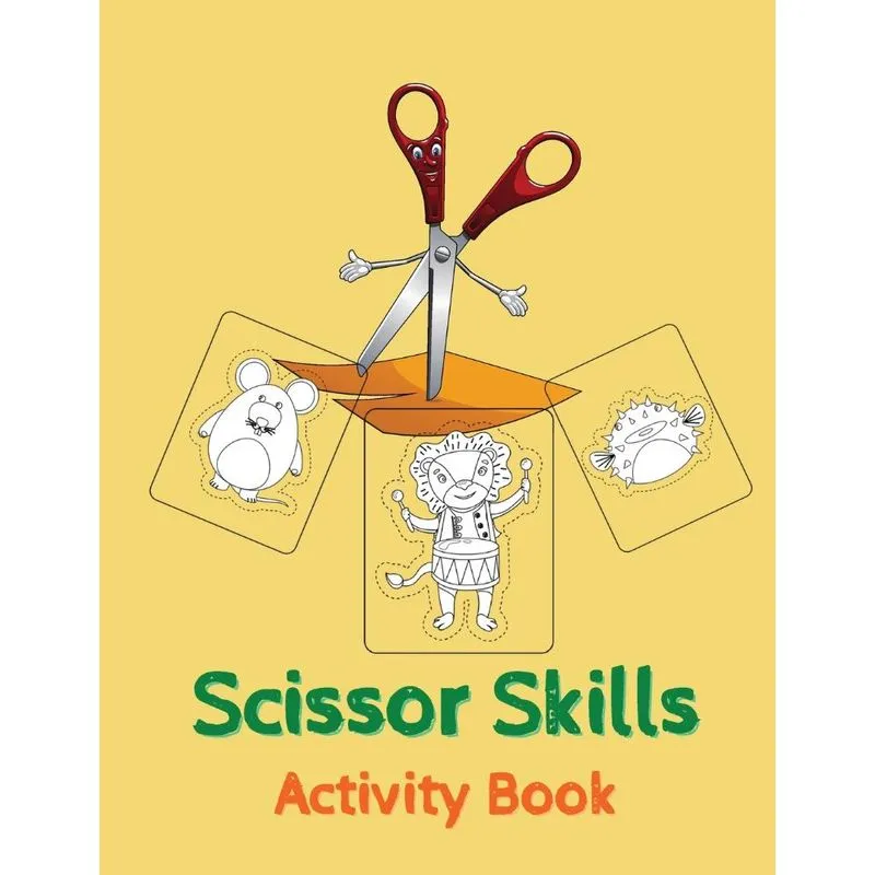 Scissor Skills Activity Book