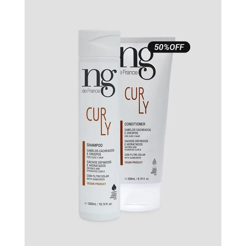 Shampoo + Condicionador Curly - Hidratação Cacheados