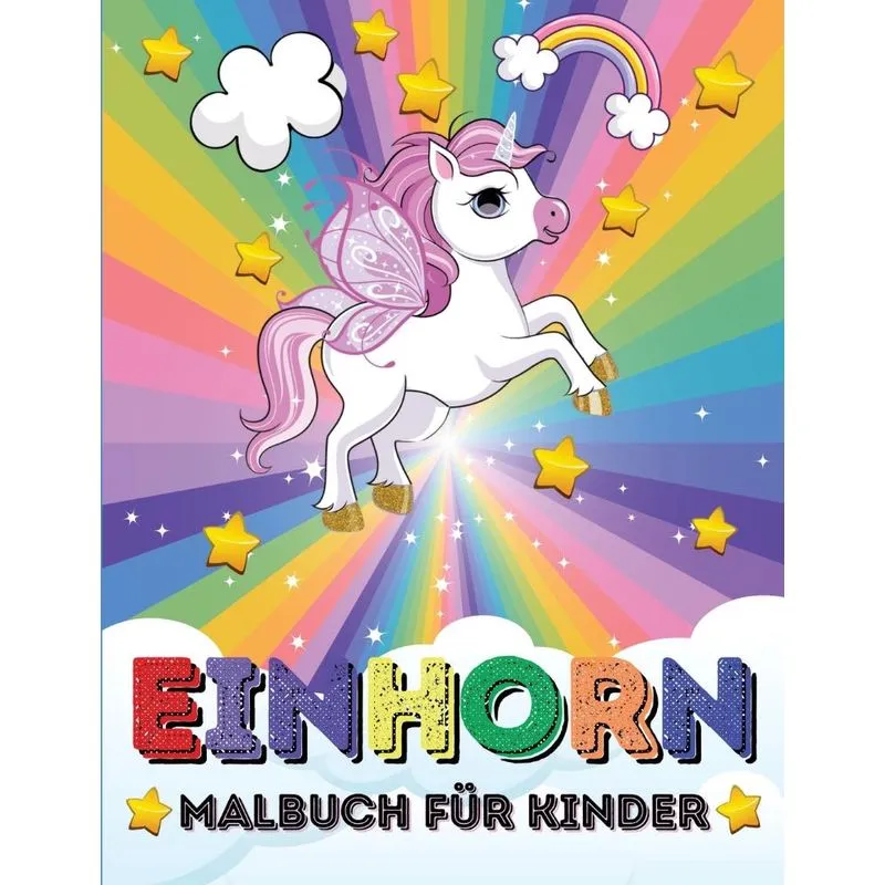 Einhorn-Malbuch für Kinder