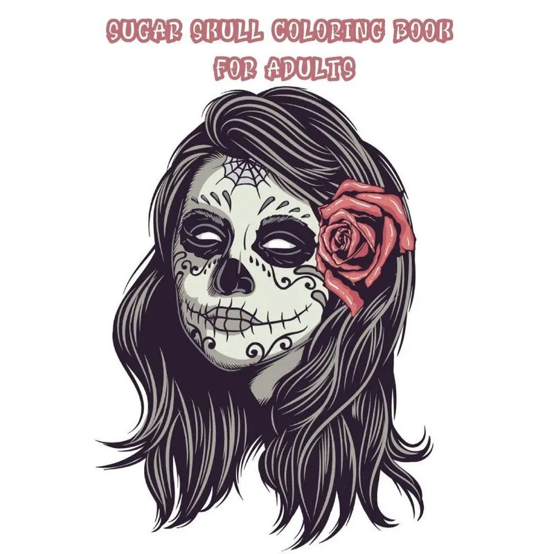 Livro Sugar skull coloring book for adults