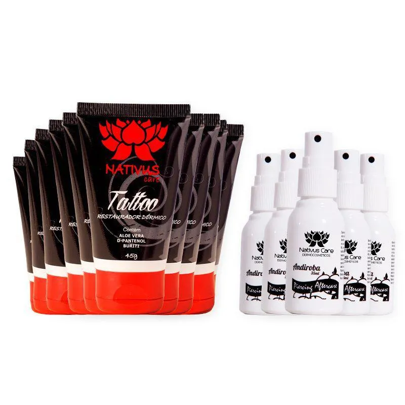 Kit Para Tattoo E Piercing