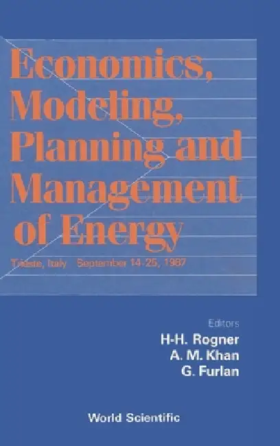 Economics, Modelling, Planning & Mgt of En Hardcover