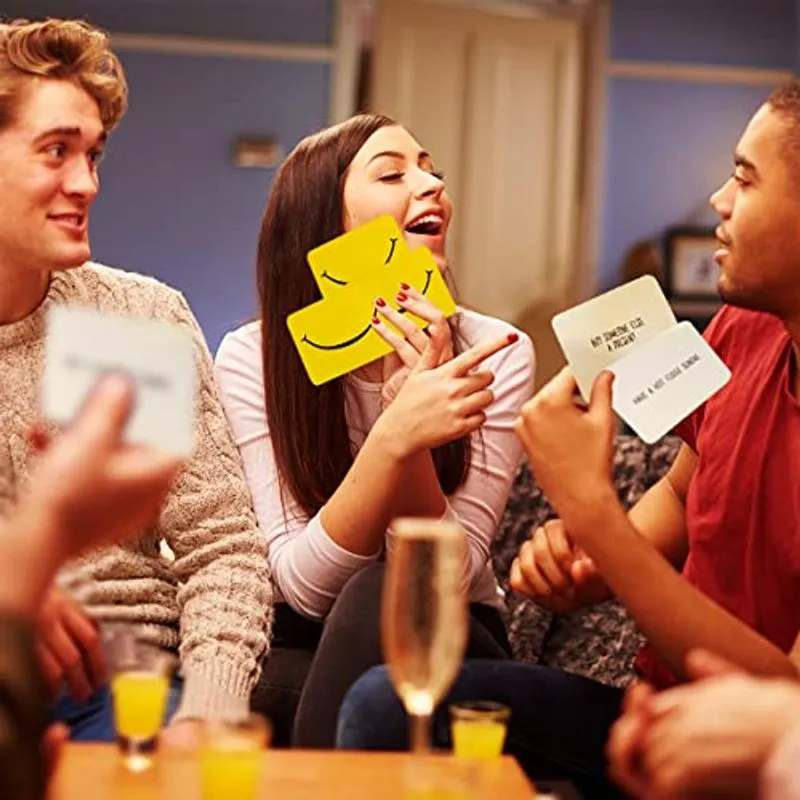 A Grande Caixa Da Felicidade Jogo De Cartas Divertidas Para Festa Viagem E Noite De Jogos Em Família Cartões De Conversação Super Feliz