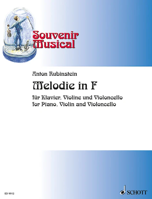 Melody in F op. 3/1 Issue 7 鋼琴三重奏 旋律 朔特版