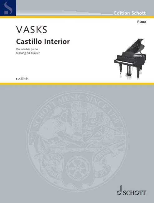 Castillo Interior Version for piano Edition Schott