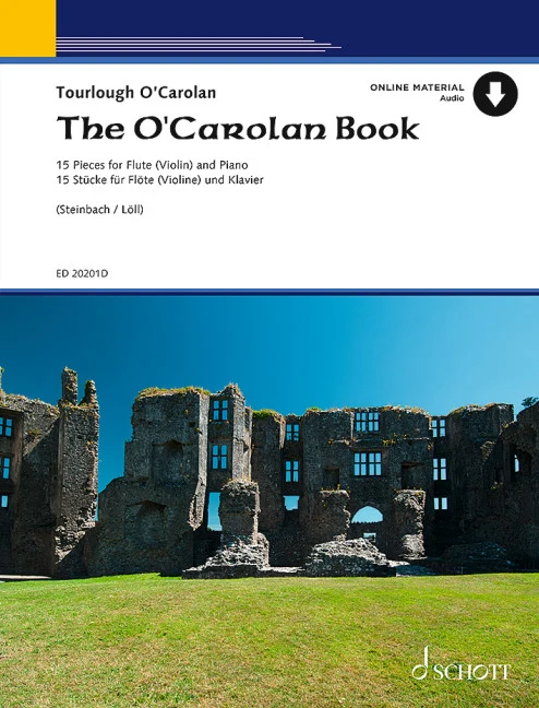 The O'Carolan Book 15 Pieces for Flute (Violin) and Piano 小提琴含鋼琴伴奏 小品 朔特版
