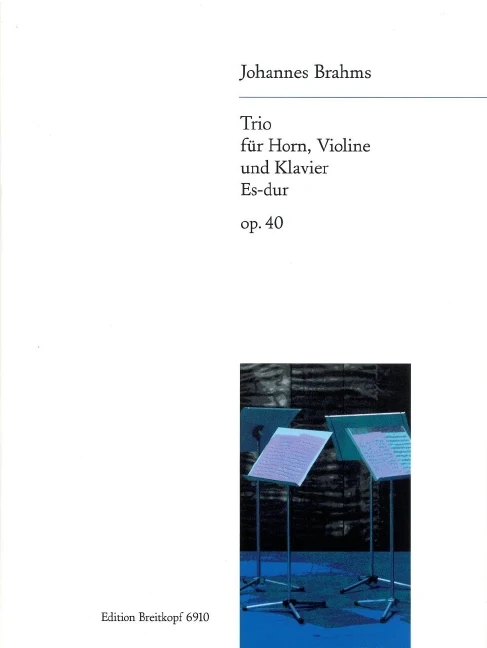 Trio in Eb major Op. 40 op. 40 Breitkopf Urtext 布拉姆斯 鋼琴三重奏大調