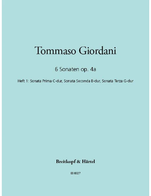 Giordani - 6 Sonatas Op. 4a Op. 4a