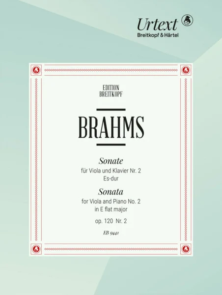 Sonata for Viola and Piano No. 2 Op. 120/2 Op. 120/2 E flat major