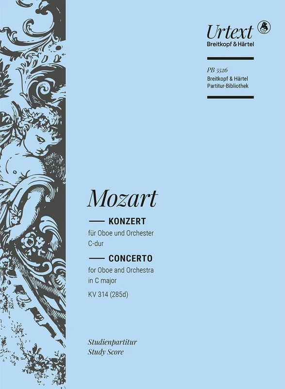 Mozart – Oboe Concerto in C major K. 314 (285d): Urtext (ob,orch)
