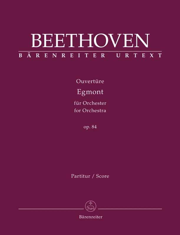 Overture "Egmont" for Orchestra op. 84 貝多芬 艾格蒙序曲管弦樂團 管弦樂團 熊騎士版(小熊版)