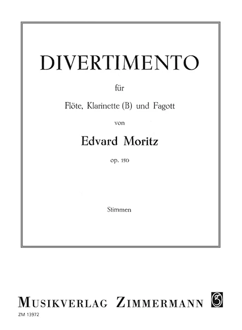 Divertimento op. 150 木管三重奏 嬉遊曲 齊默爾曼版