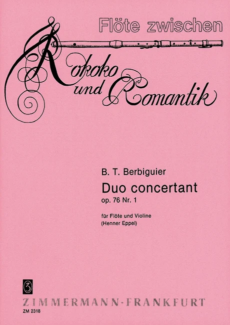 Duo concertant op. 76/1 混和二重奏 齊默爾曼版