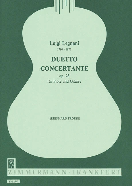 Duetto concertante op. 23 混和二重奏 齊默爾曼版