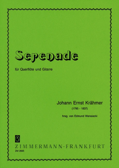 Serenade 混和二重奏 小夜曲 齊默爾曼版