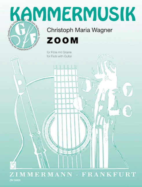 ZOOM 1. prize at the 1st competition for composition and interpretation of the "Deutschen Gesellschaft für Flöte" 1999 (see also: flute solo) 混和二重奏 詮釋長笛 齊默爾曼版