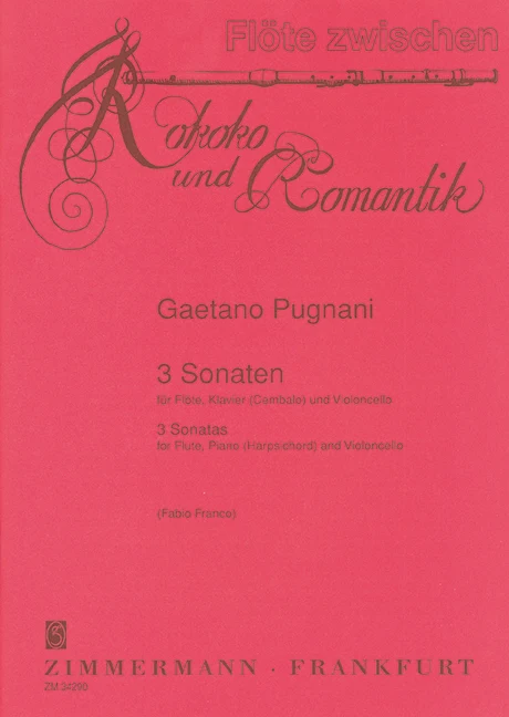 3 Sonatas 鋼琴三重奏 奏鳴曲 齊默爾曼版