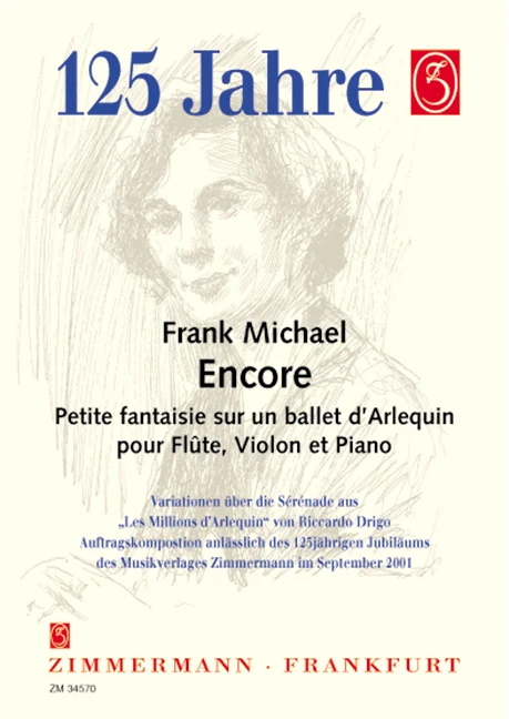 Encore op. 82/8 Petite Fantaisie sur un ballet d'Arlequin 鋼琴三重奏 芭蕾 齊默爾曼版