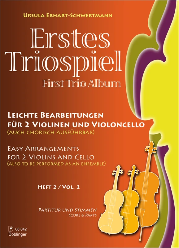 First Trio Album Heft 2 Easy Arrangements for 2 violins and cello 弦樂三重奏改編小提琴大提琴