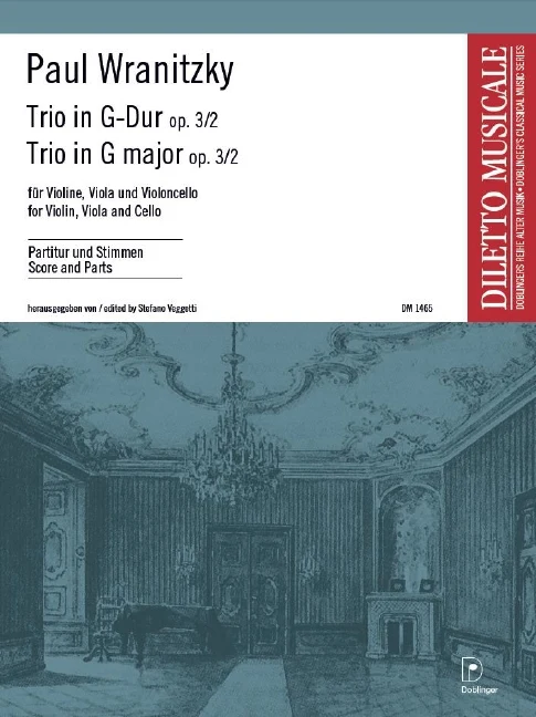 Trio in G Major op. 3/2 傅拉尼茲基˙保羅 弦樂三重奏大調