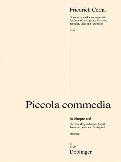 Piccola commedia in cinque atti