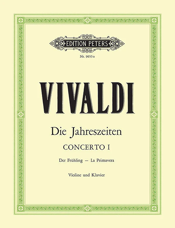 Violin Concerto in E Op. 8 No. 1 Spring (Edition for Violin and Piano)