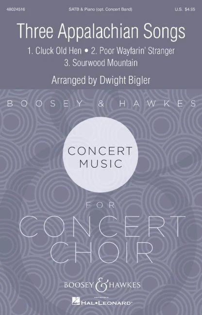 Three Appalachian Songs American Folk Songs Boosey & Hawkes Concert Music for Concert Choir