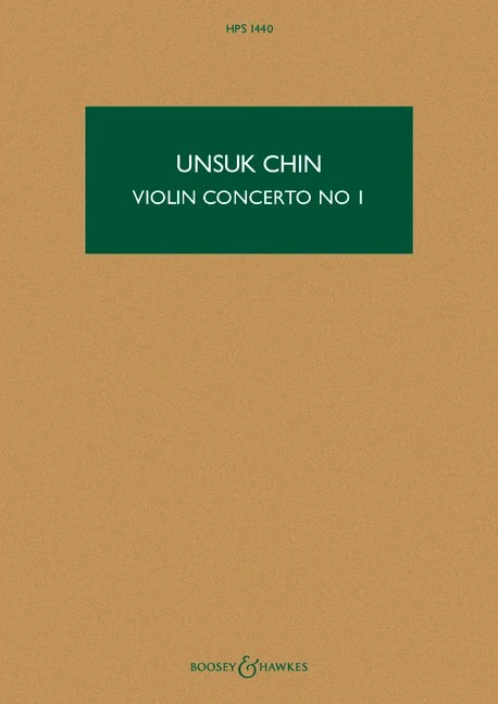 Violin Concerto No 1 HPS 1440 Hawkes Pocket Scores 陳銀淑 小提琴協奏曲 小總譜