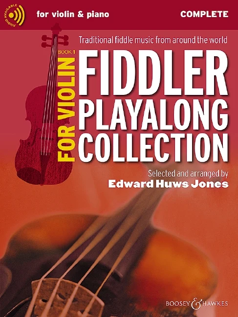 Fiddler Playalong Collection for Violin Book 1 Vol. 1 Traditional fiddle music from around the world 小提琴 提琴 博浩版