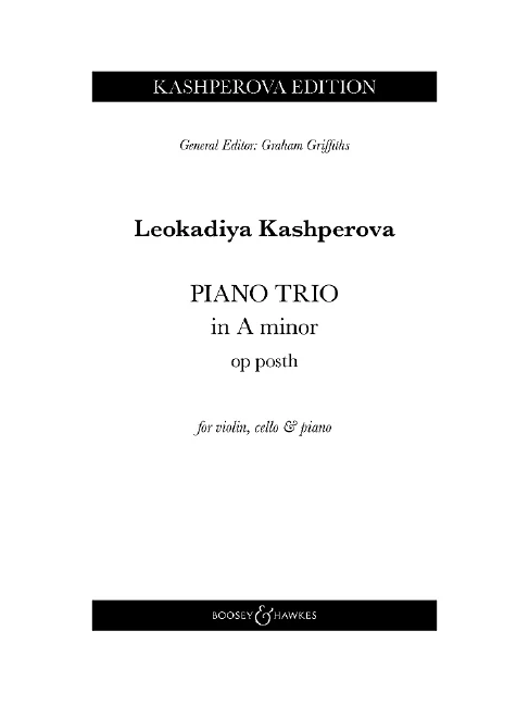 Piano Trio in A minor op. posth. 鋼琴三重奏小調 博浩版