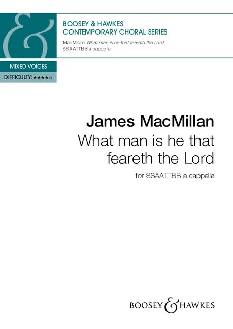What man is he that feareth the Lord Contemporary Choral Series