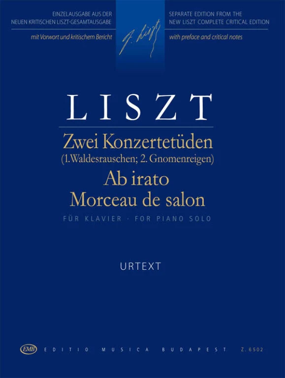 Liszt Ferenc: Two Concert Studies, Ab irato, Morceau de salon
