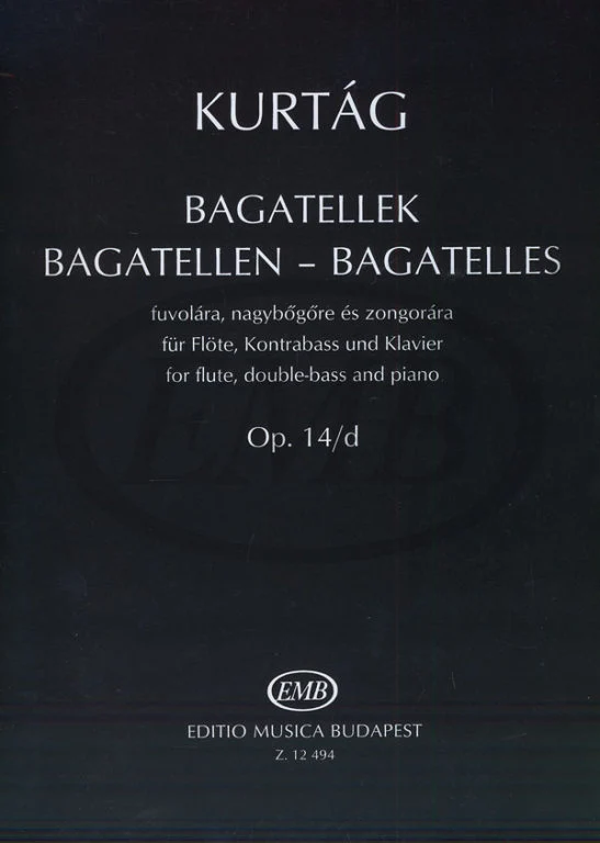KURTAG G. - BAGATELLE OP.14 D - CONDUCTEUR