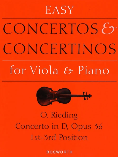 Concerto in D Op. 36 for Viola and Piano Op. 36 Easy Concertos and Concertinos D major