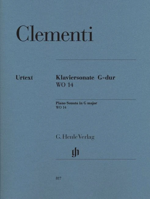 CLEMENTI M. - PIANO SONATA G MAJOR WO 14 - PIANO