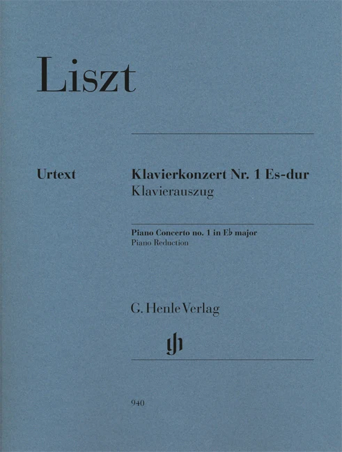 Liszt, Franz – Piano Concerto no. 1 in E flat major, Piano reduction