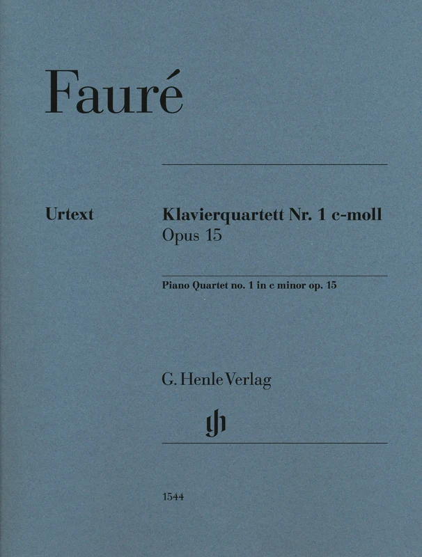 Piano Quartet No. 1 in C Minor, Op. 15 Score and Parts 佛瑞 鋼琴四重奏