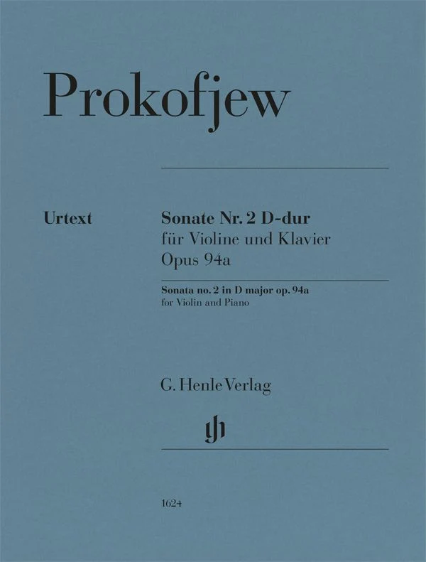 Violin Sonata no. 2 in D major op. 94a